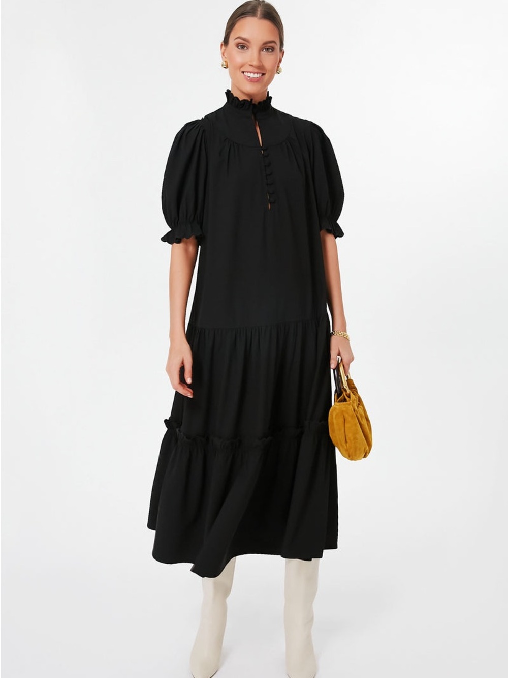 NWT Tuckernuck Pomander Place Selena Maxi Dress Black XXXL 18 - Picture 6 of 15